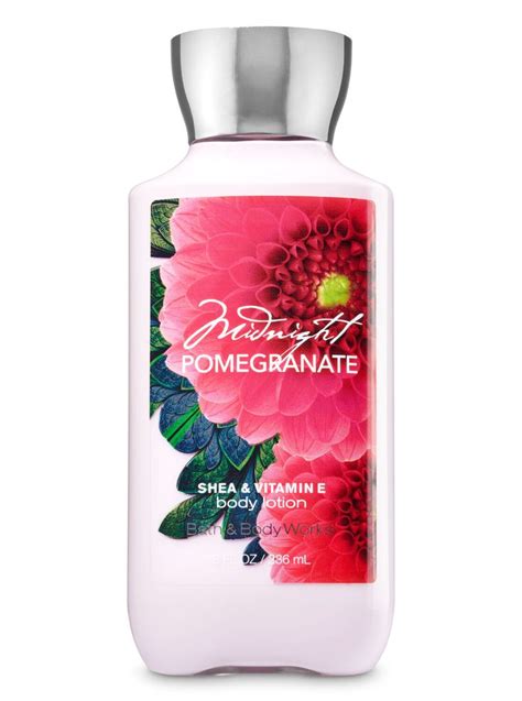 bath and body works pomegranate lotion|midnight pomegranate body cream.